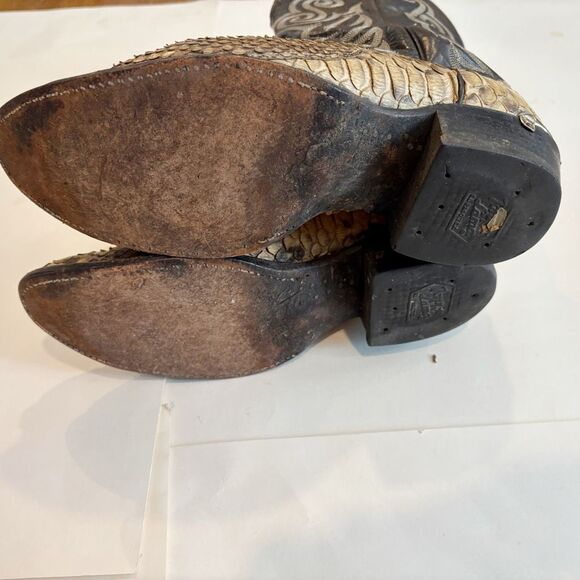 Tony Lama Men’s Size 9.5 EE Snakeskin Boots 8114 - Picture 9 of 9